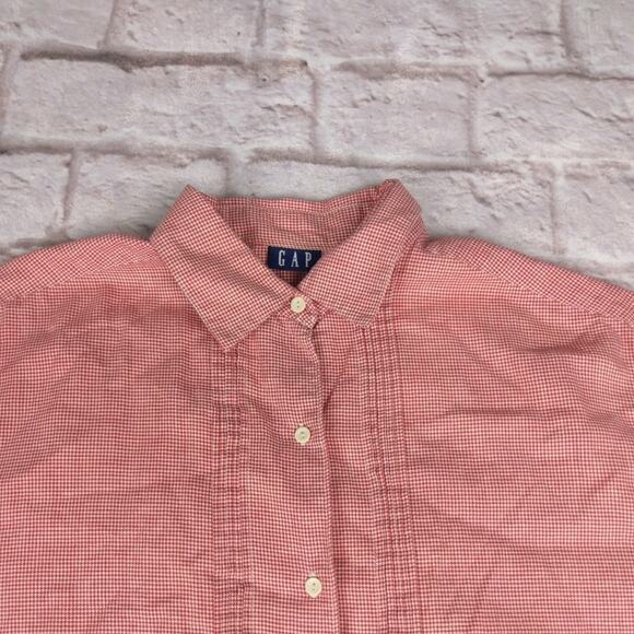 Gap medium button down checkered dress shirt - Picture 2 of 7